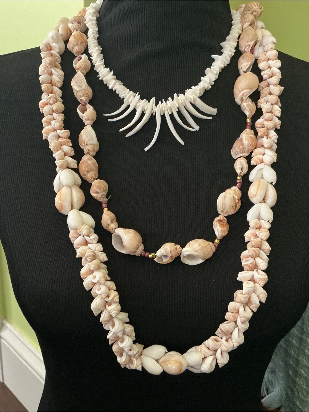 3-Piece Natural Shell Necklaces Set